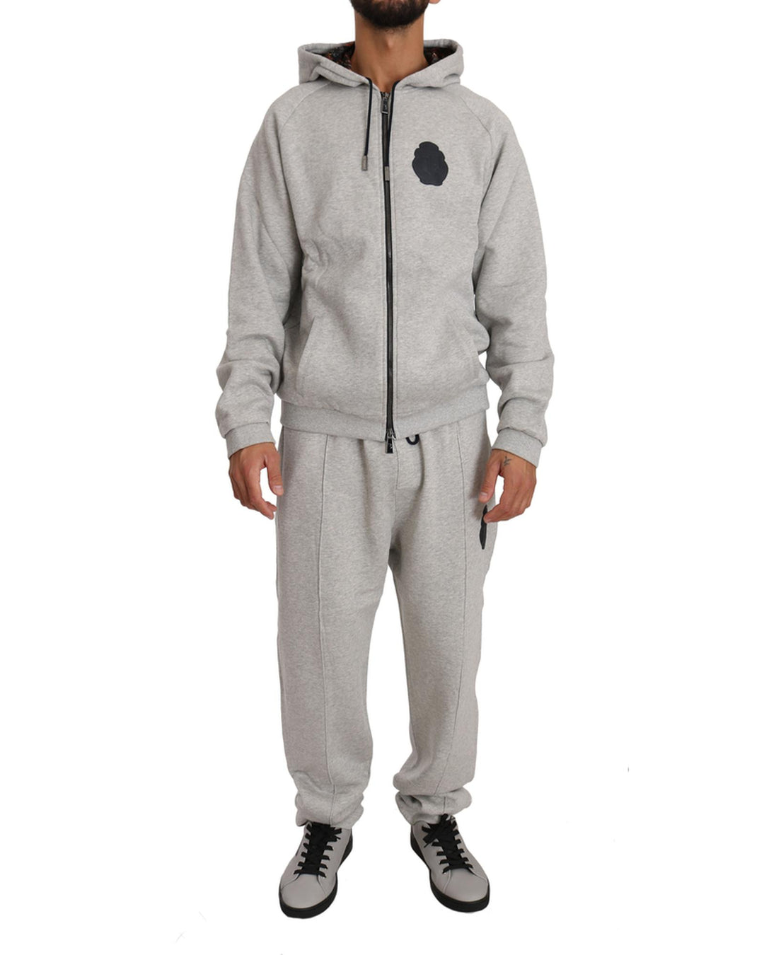 Billionaire Italian Couture Sweatsuit with Hooded Sweater and Elasticated Pants 2XL Men