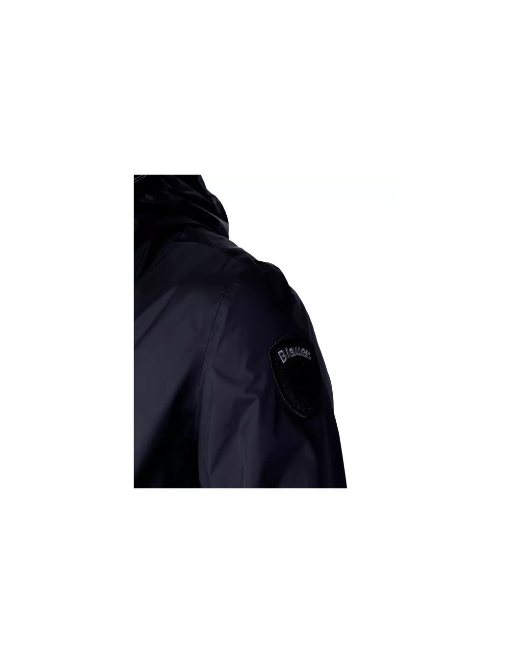 Nylon jacket with eco-fur interior and contrasting zip closure L Men