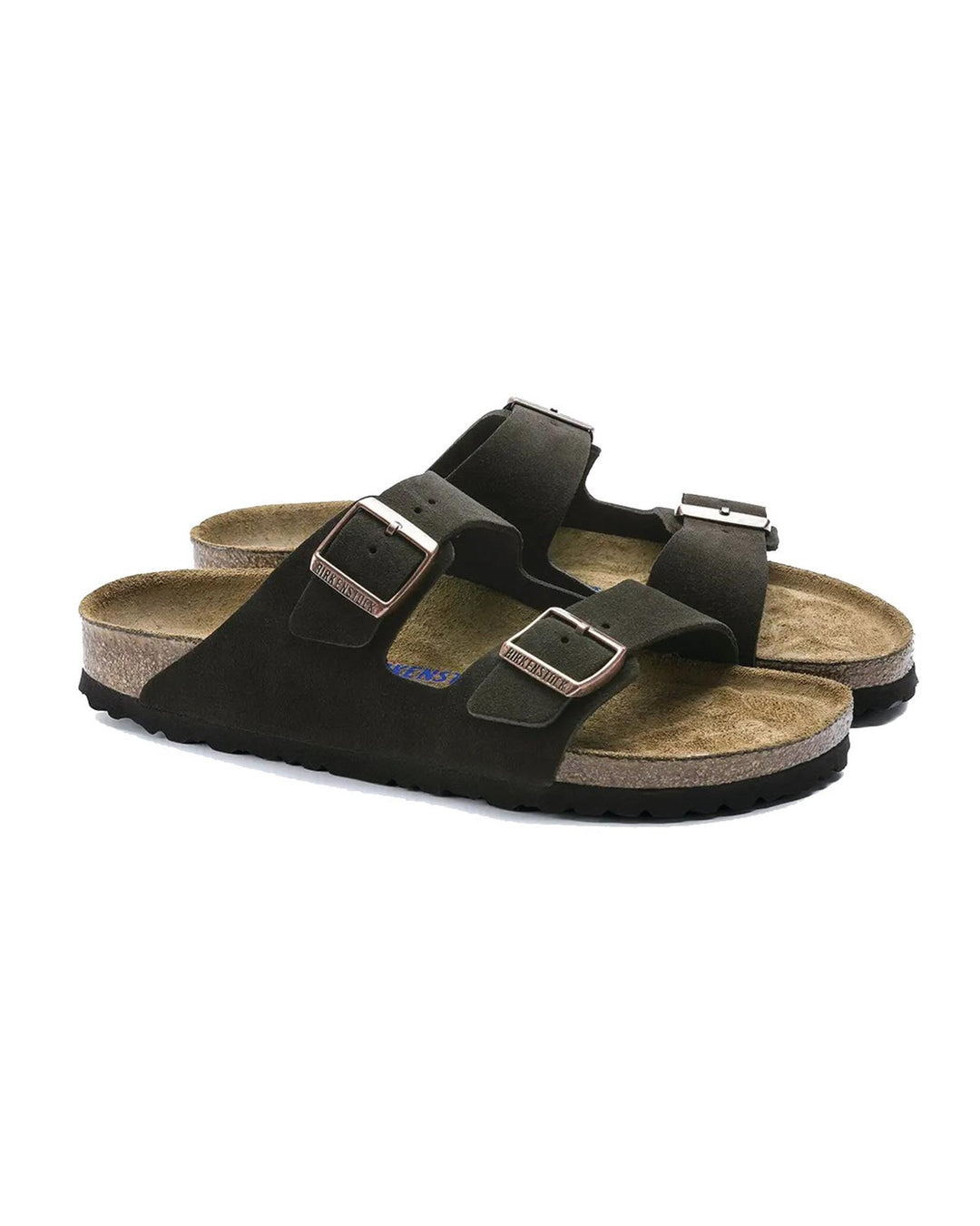 Soft Footbed Leather Sandals with Adjustable Straps - 38 EU