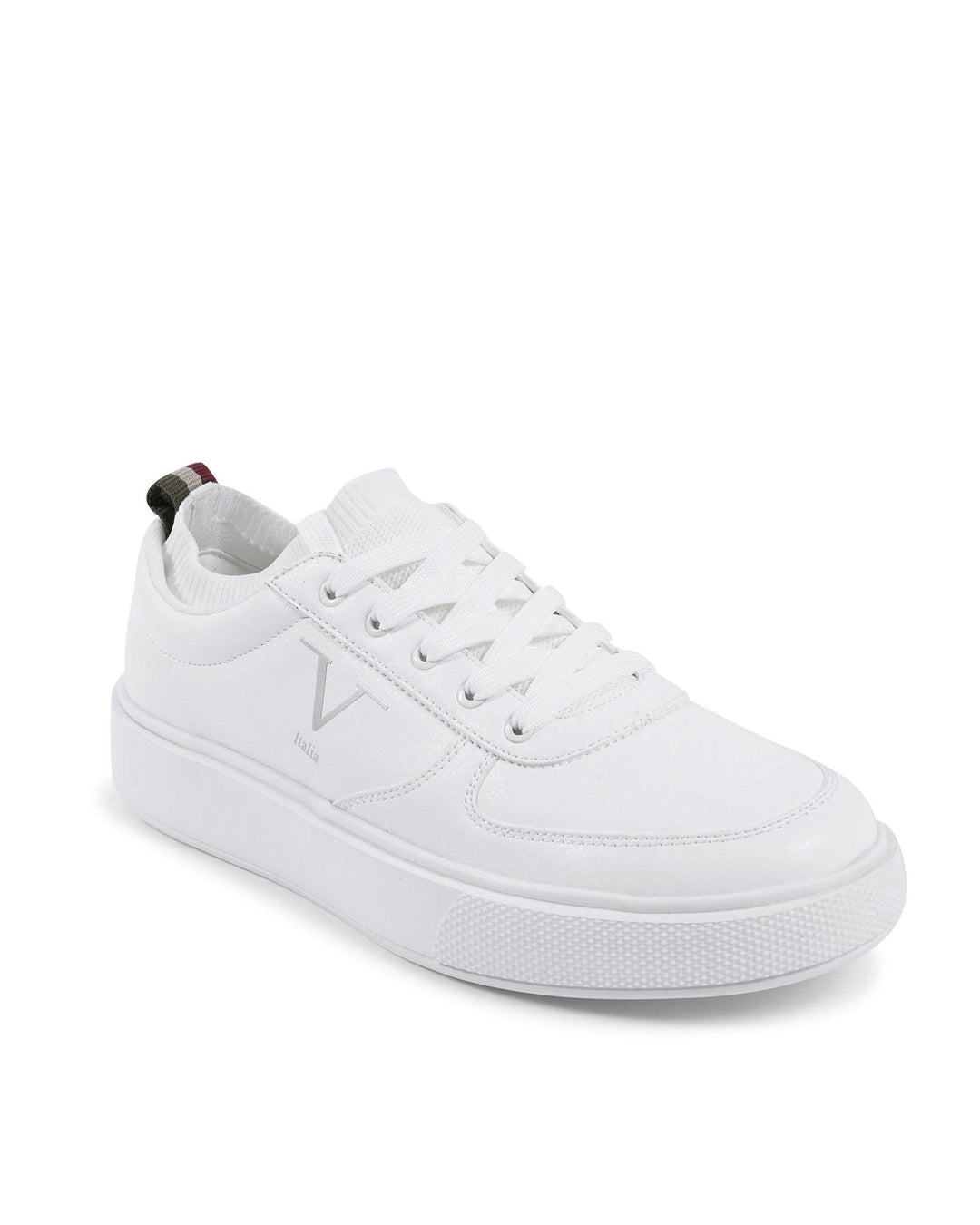 Synthetic Leather Rubber Sole Sneaker - 39 EU