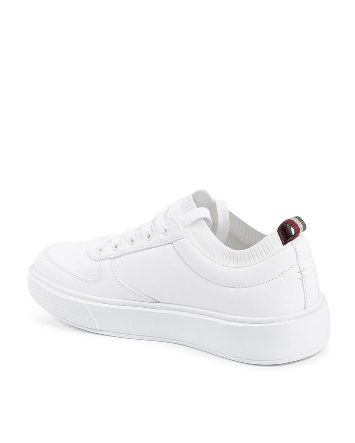 Synthetic Leather Rubber Sole Sneaker - 43 EU