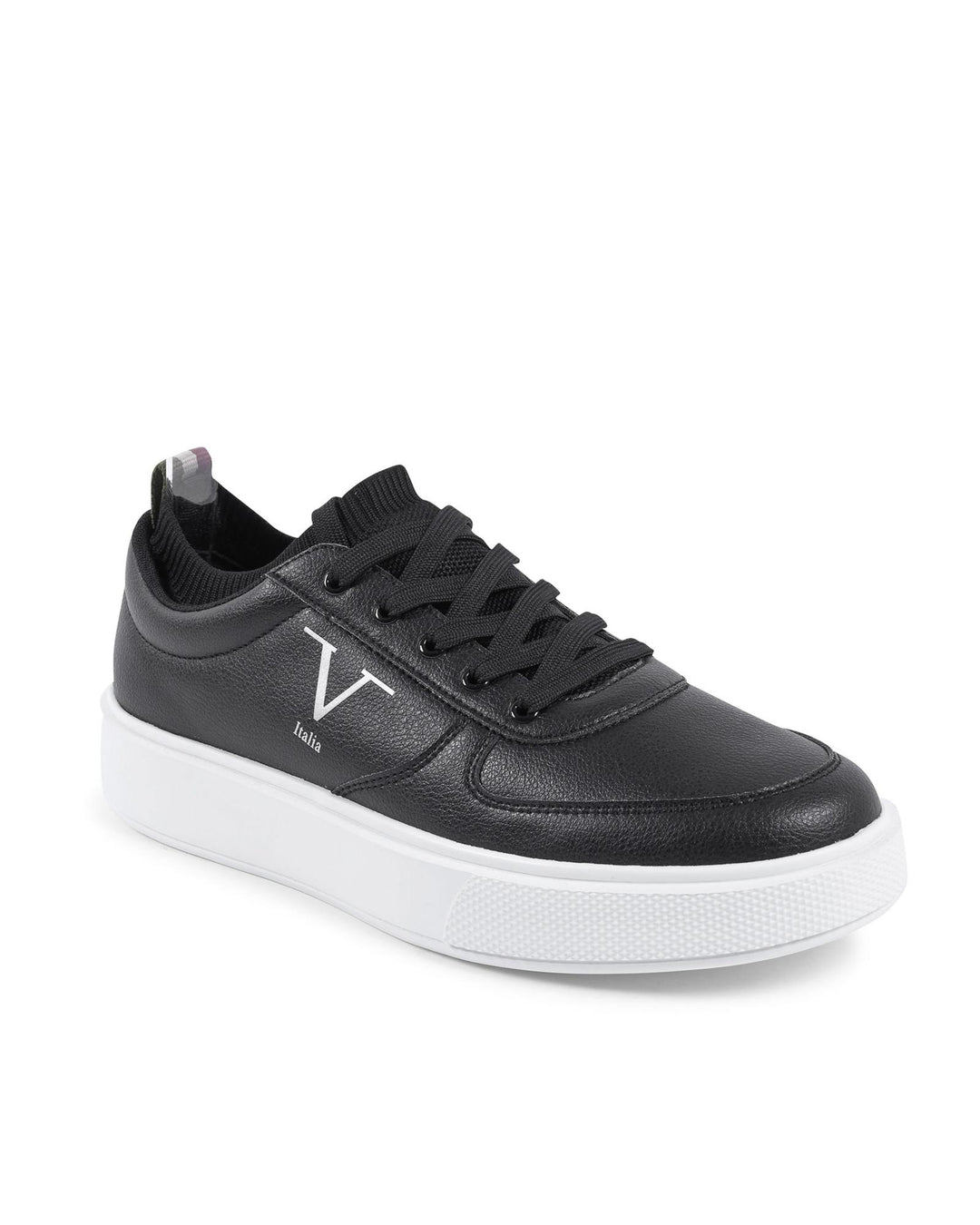 Synthetic Leather Sneaker with Rubber Sole - 39 EU