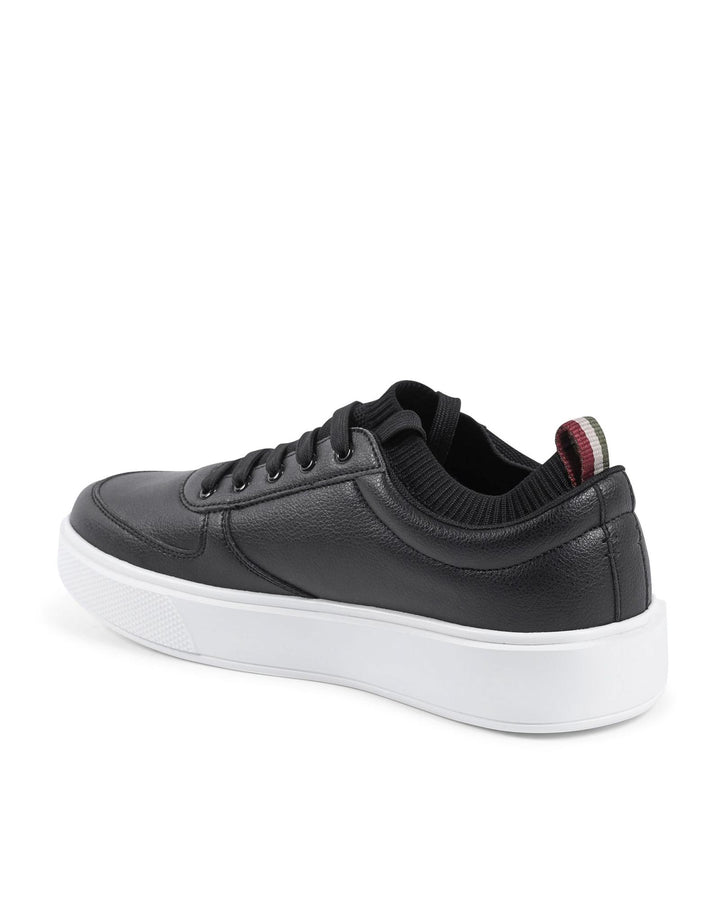 Synthetic Leather Sneaker with Rubber Sole - 40 EU