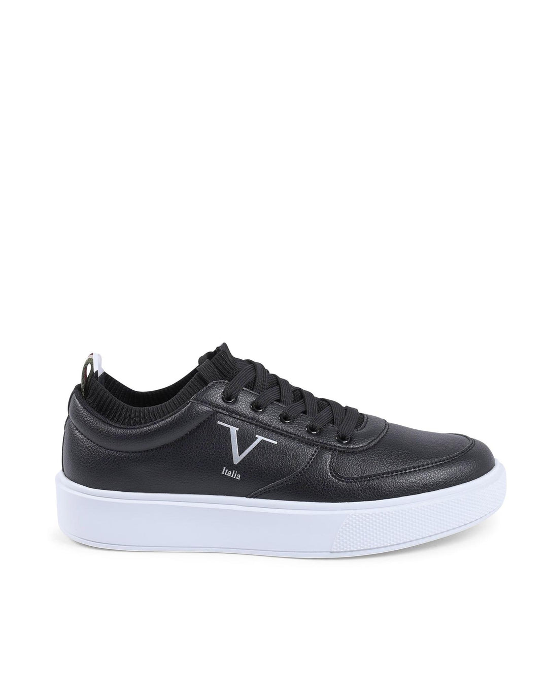 Synthetic Leather Sneaker with Rubber Sole - 42 EU