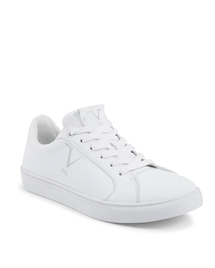 Synthetic Leather Rubber Sole Sneaker - 35 EU