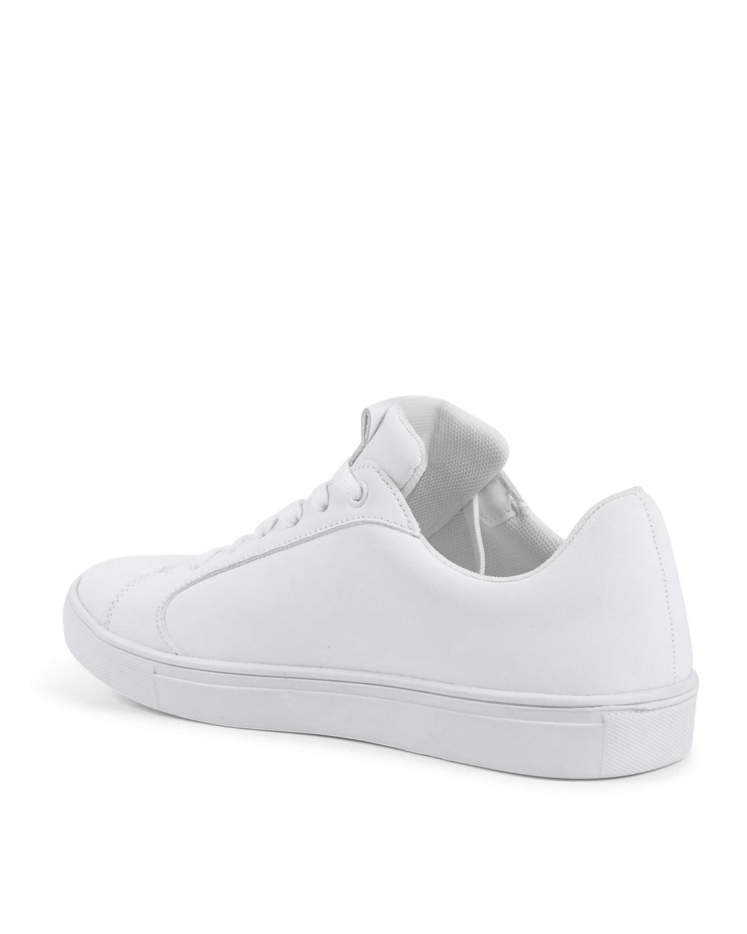 Synthetic Leather Rubber Sole Sneaker - 35 EU