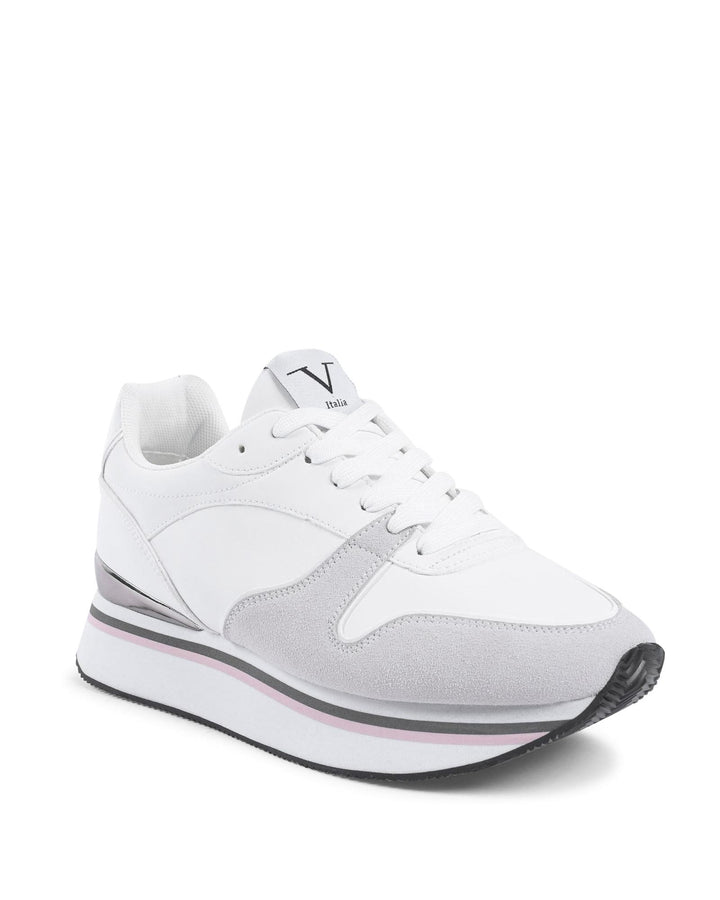 Synthetic Leather Rubber Sole Sneaker - 37 EU