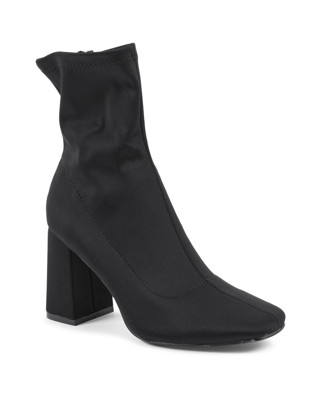 Fabric Ankle Boot with 9cm Heel - 37 EU