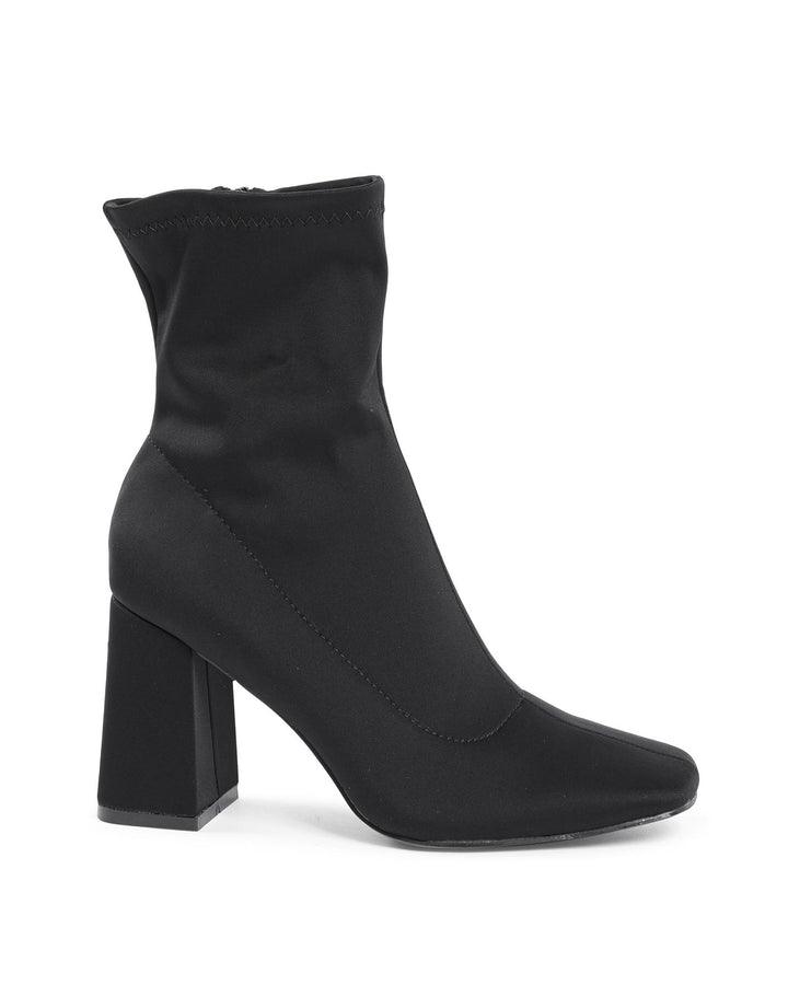 Fabric Ankle Boot with 9cm Heel - 40 EU