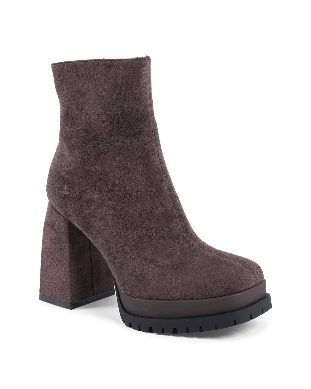 Fabric Ankle Boot with 10cm Heel - 41 EU