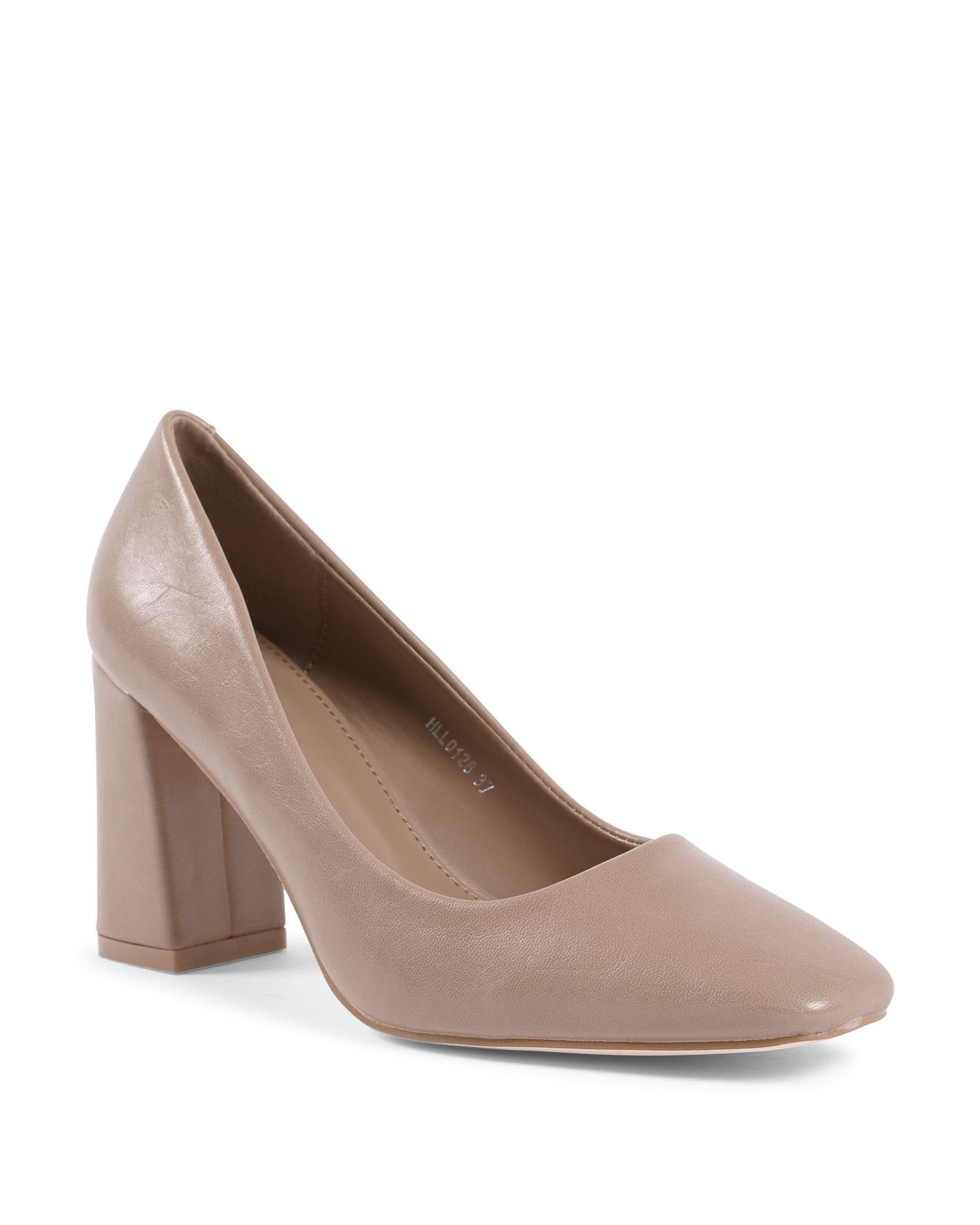 Synthetic Leather Pump with 8 cm Heel - 38 EU