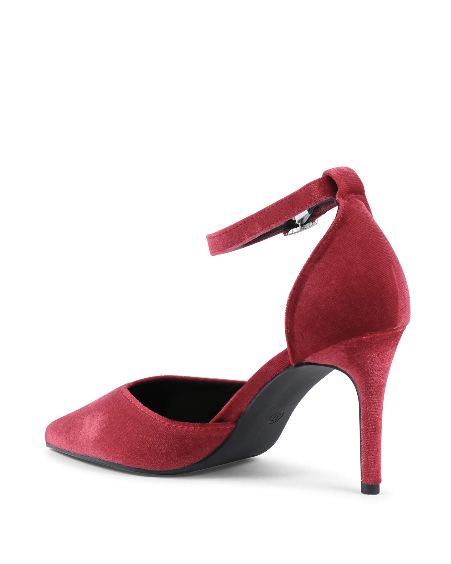 Ankle Strap Pump with 8cm Heel - 36 EU