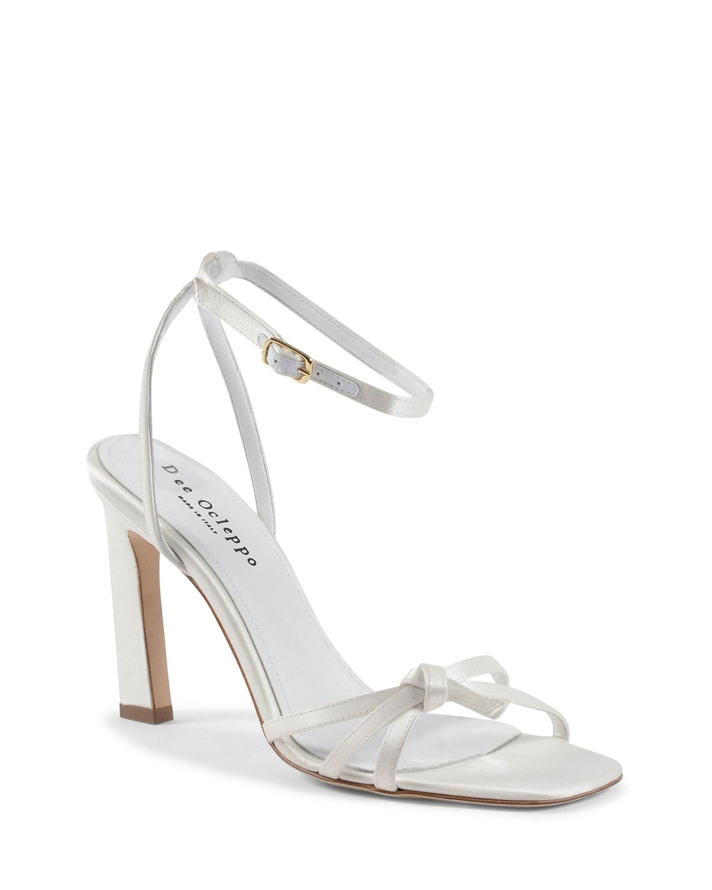 Satin High Heel Sandal - 38 EU