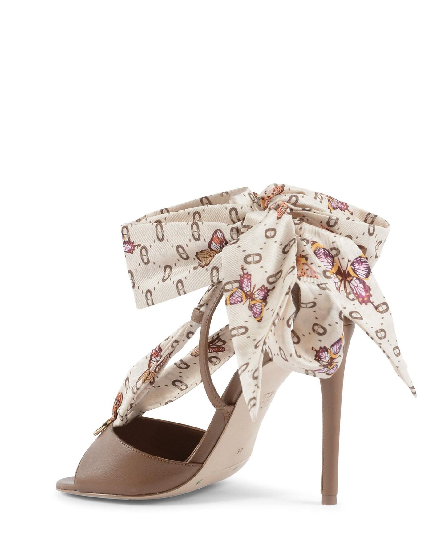 Silk Printed Stiletto Heel - 35 EU