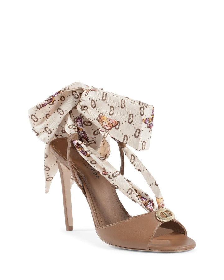 Silk Printed Stiletto Heel - 37 EU