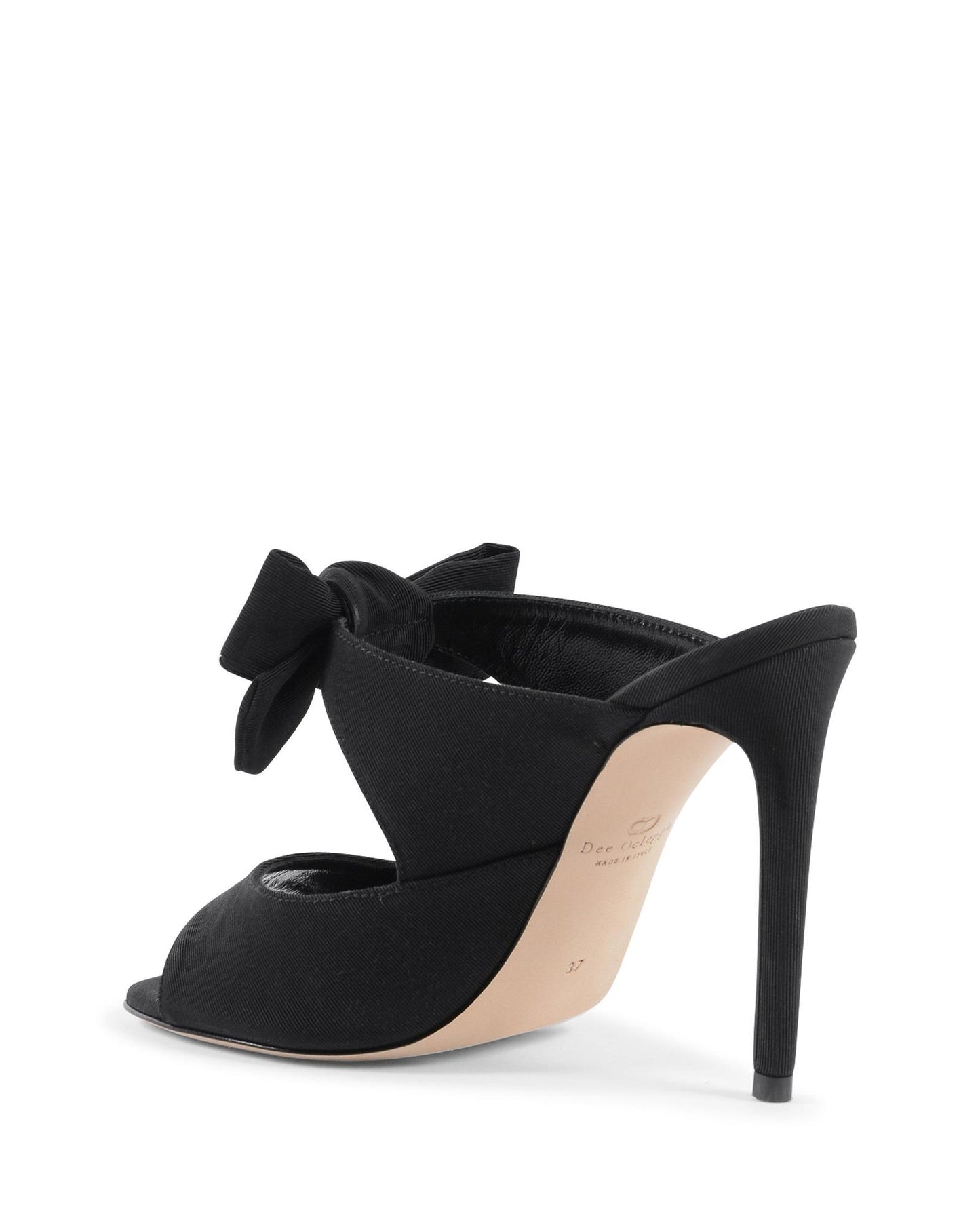 High Heel Mule with Bow Embellishment - 38 EU