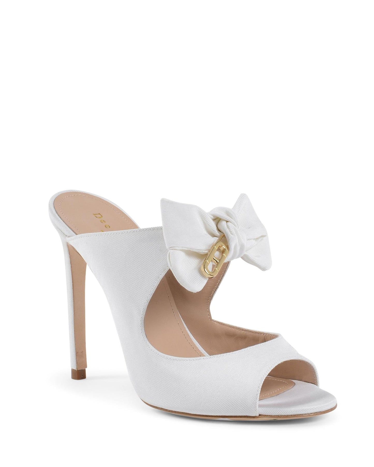 High Heel Mule with Bow Detail - 40 EU