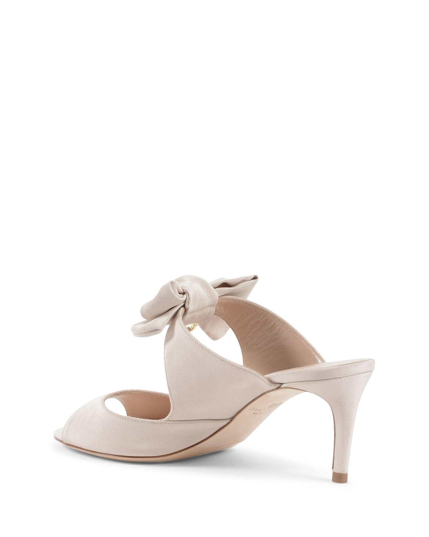 Grosgrain Bow Heel Mule - 38 EU