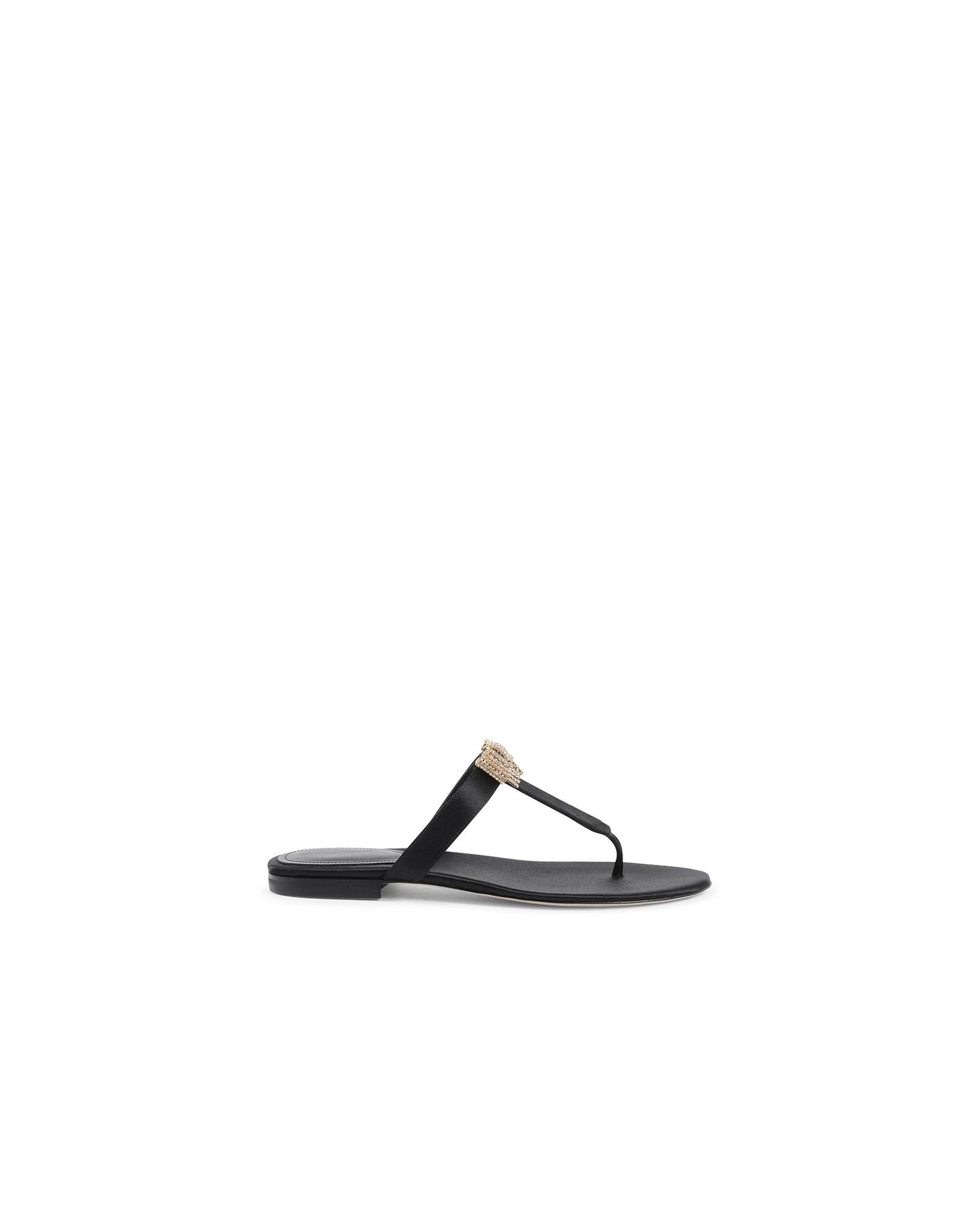 Satin Swarovski Sandals - 35 EU