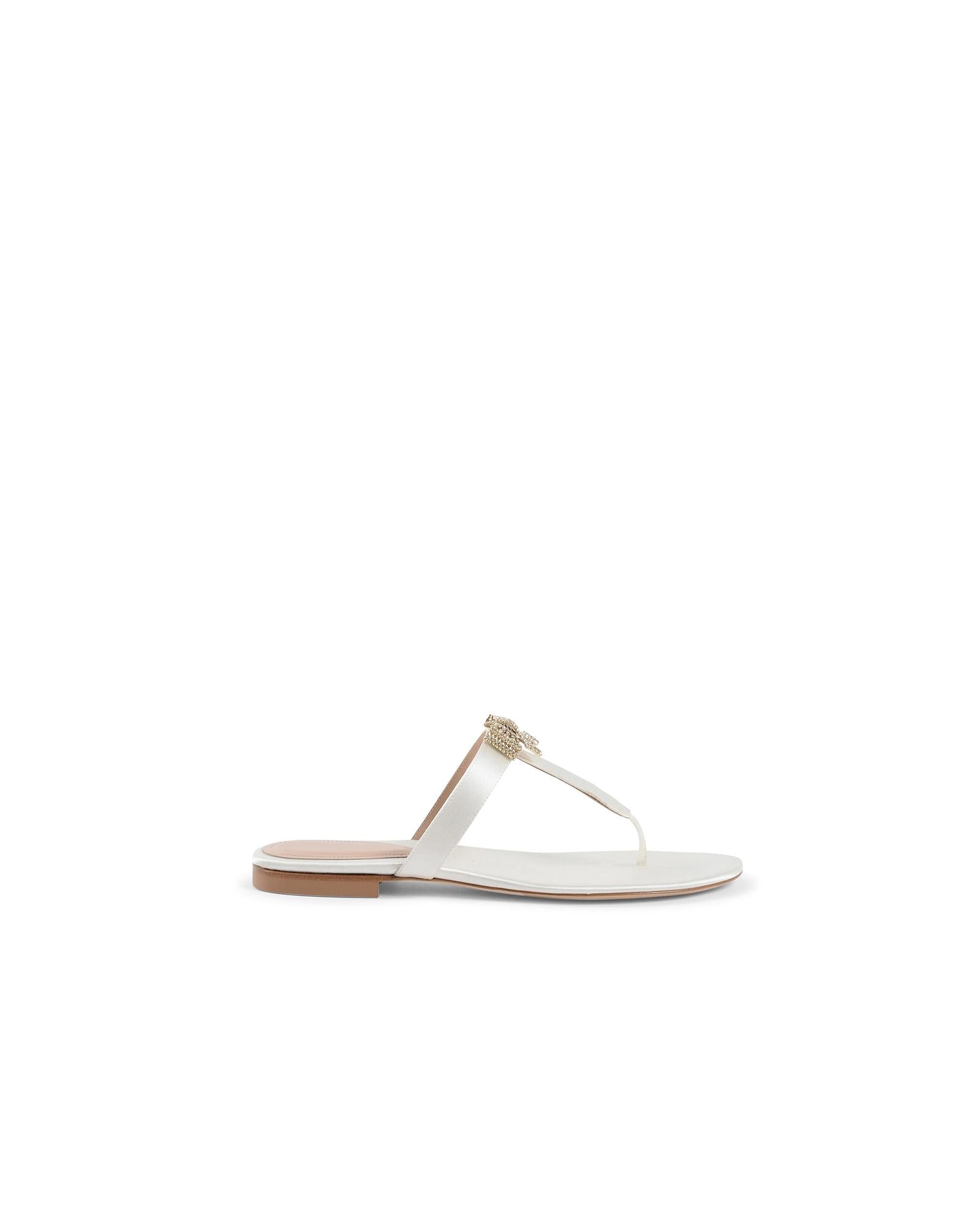 Satin Swarovski Sandals - 37 EU