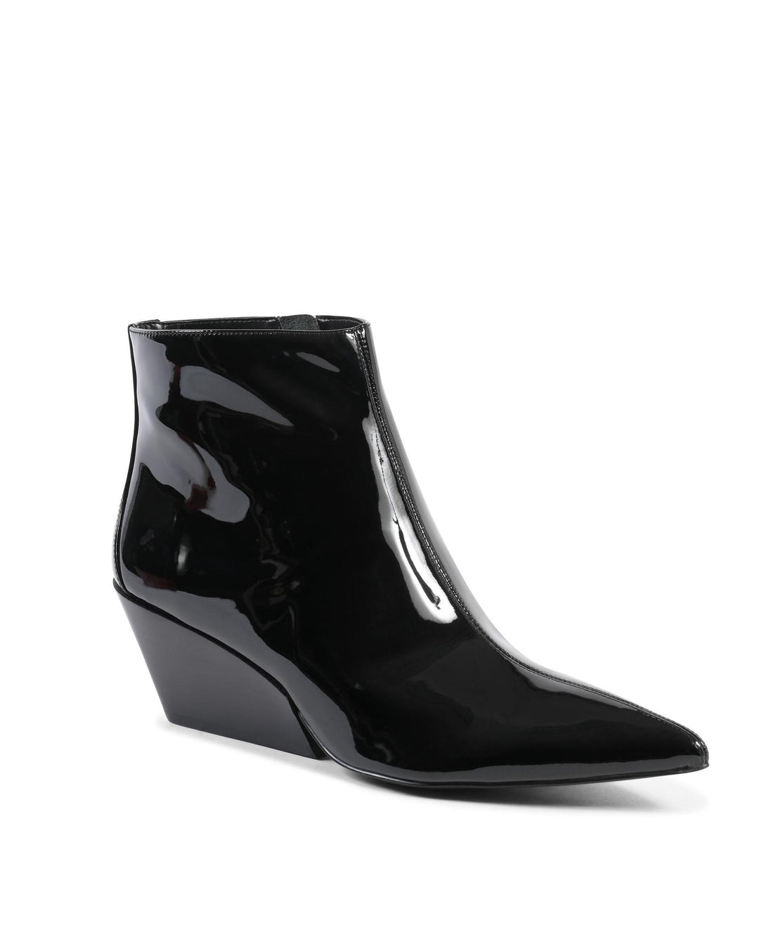 Leather Ankle Boot with 6cm Heel - 41 EU