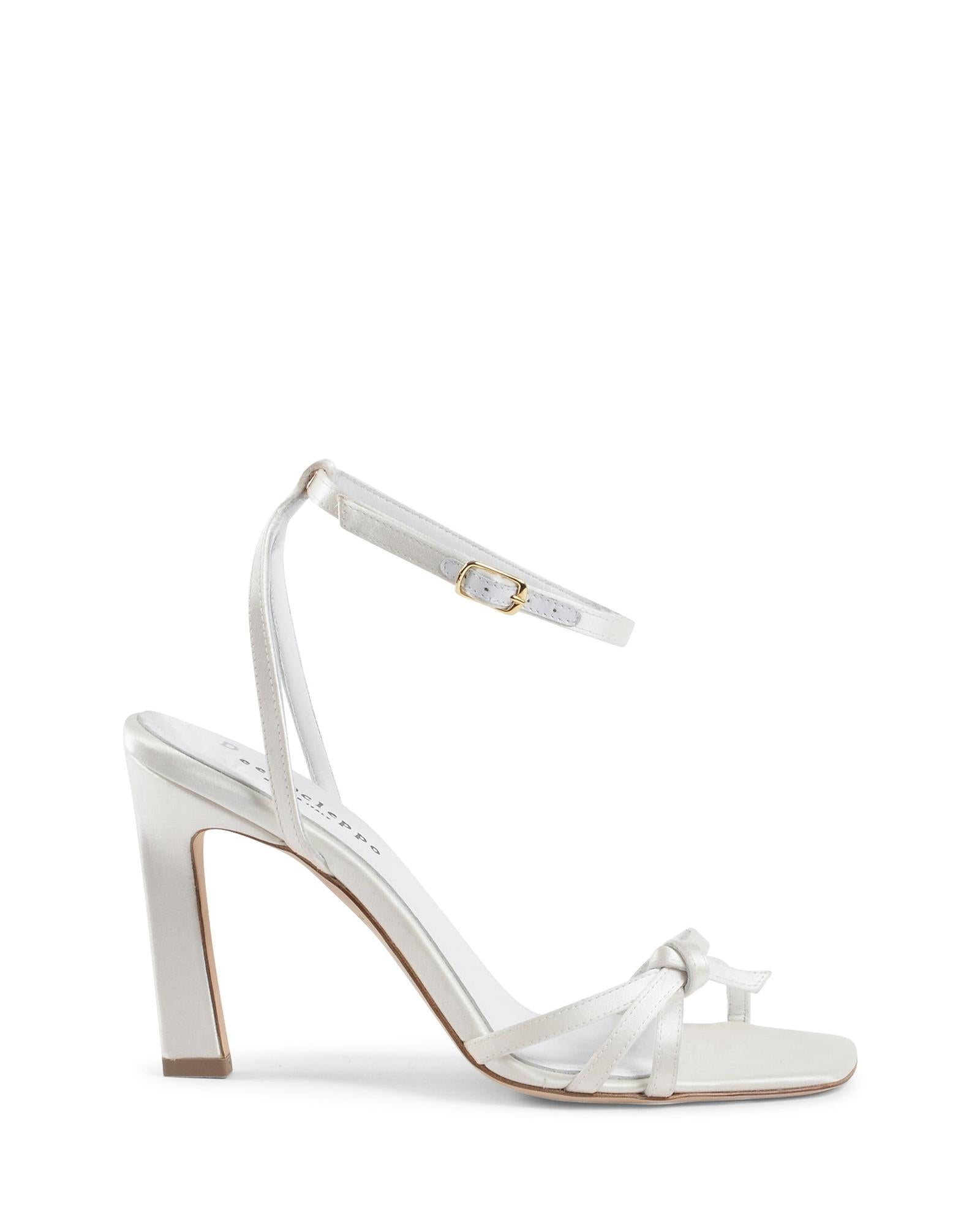 Satin High Heel Sandal - 37.5 EU