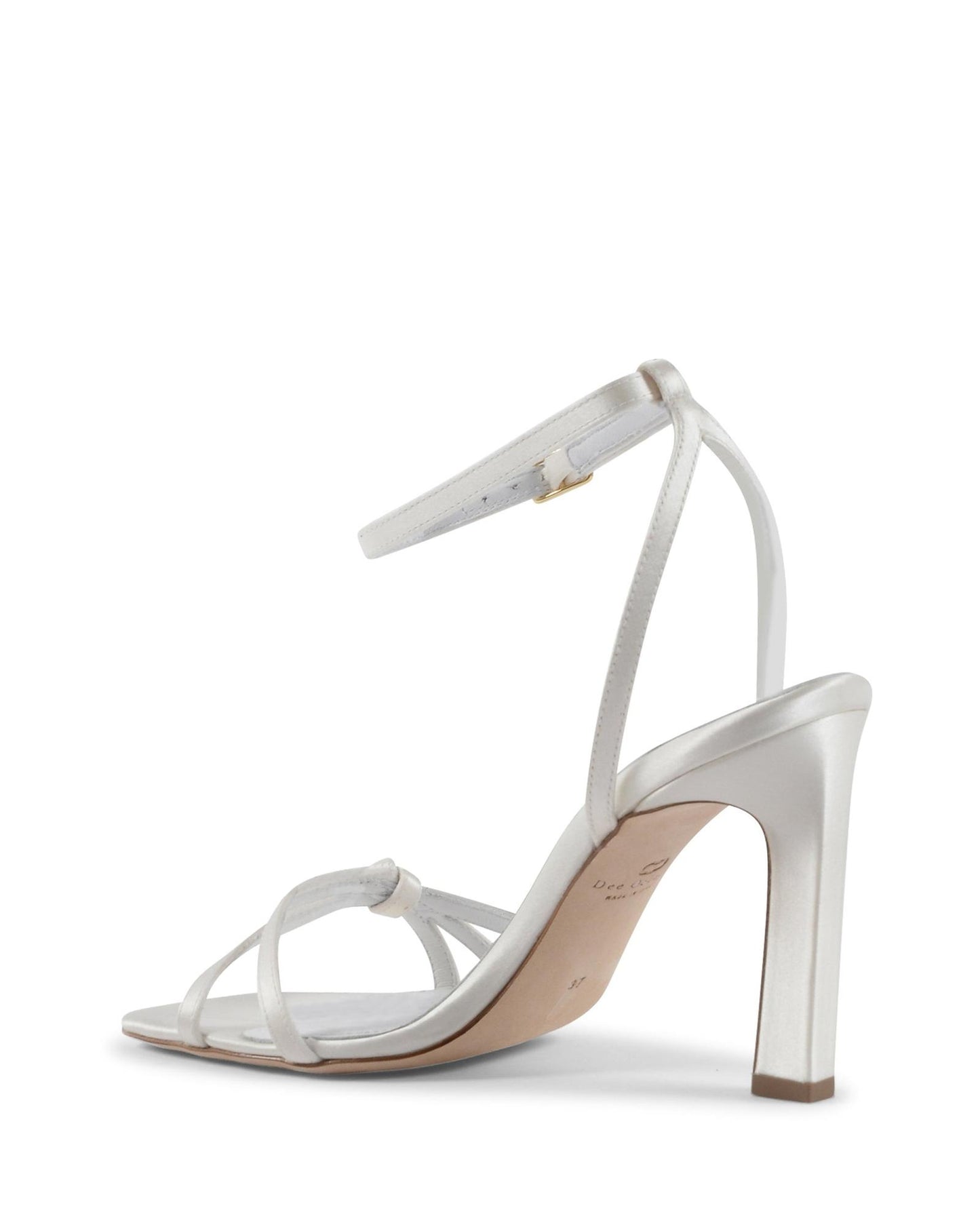 Satin High Heel Sandal - 39.5 EU