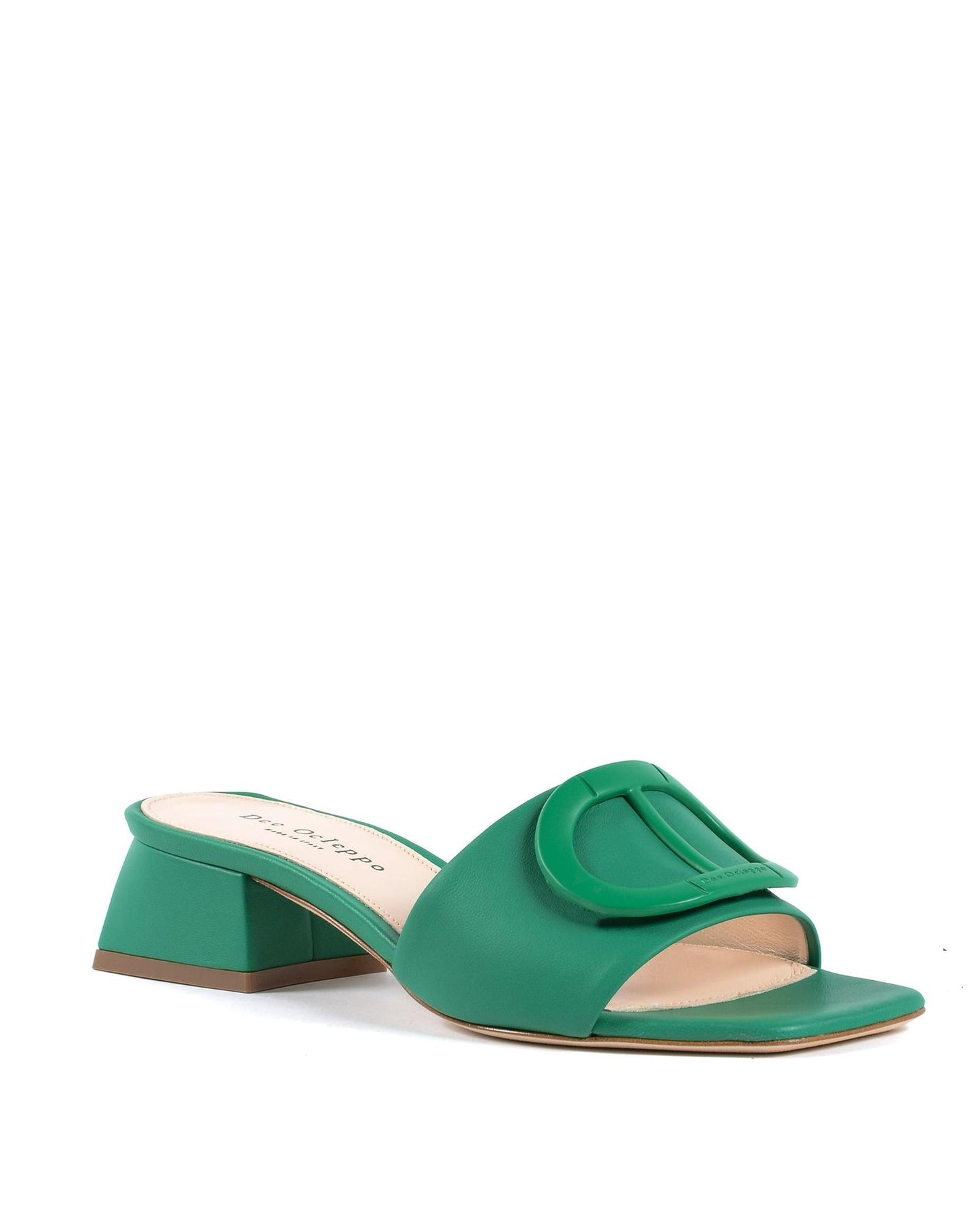 Leather Logo Mule Sandals - 37 EU