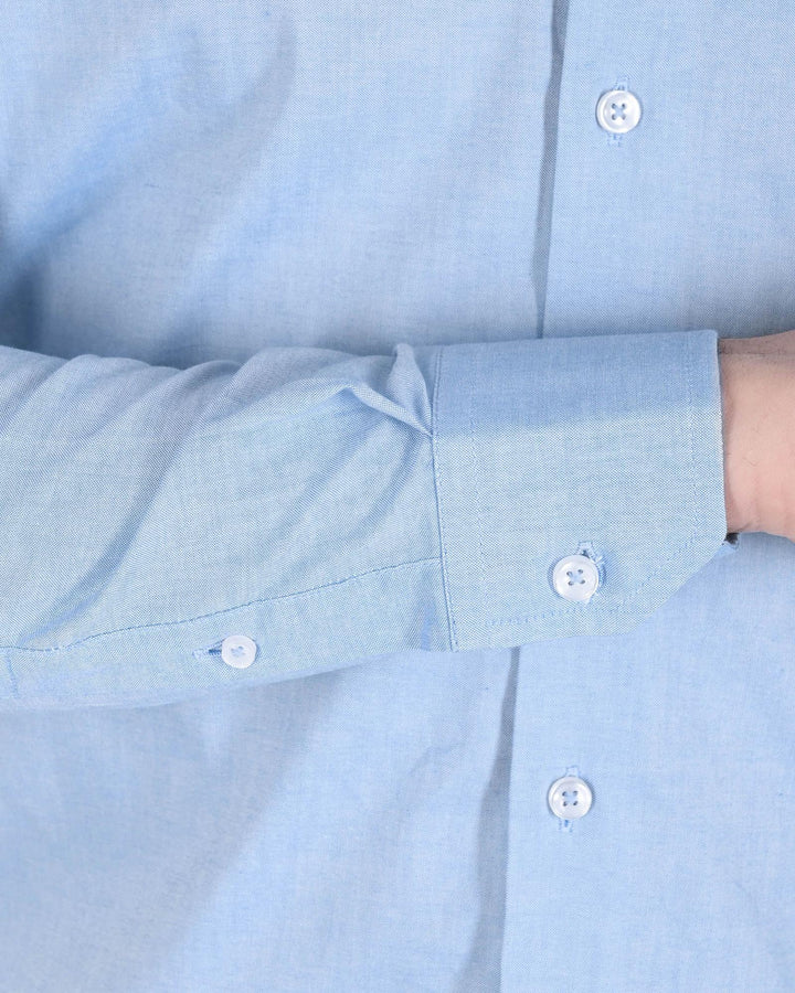 Light Blue Cotton Shirt - 43 EU