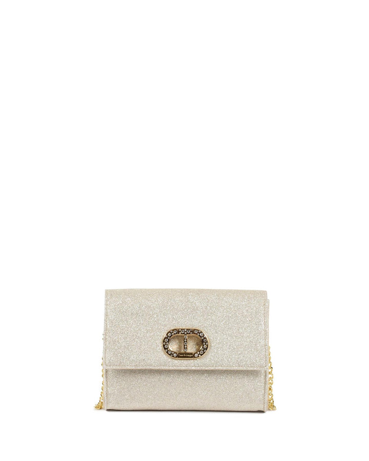 Glitter Chain Strap Clutch - One Size