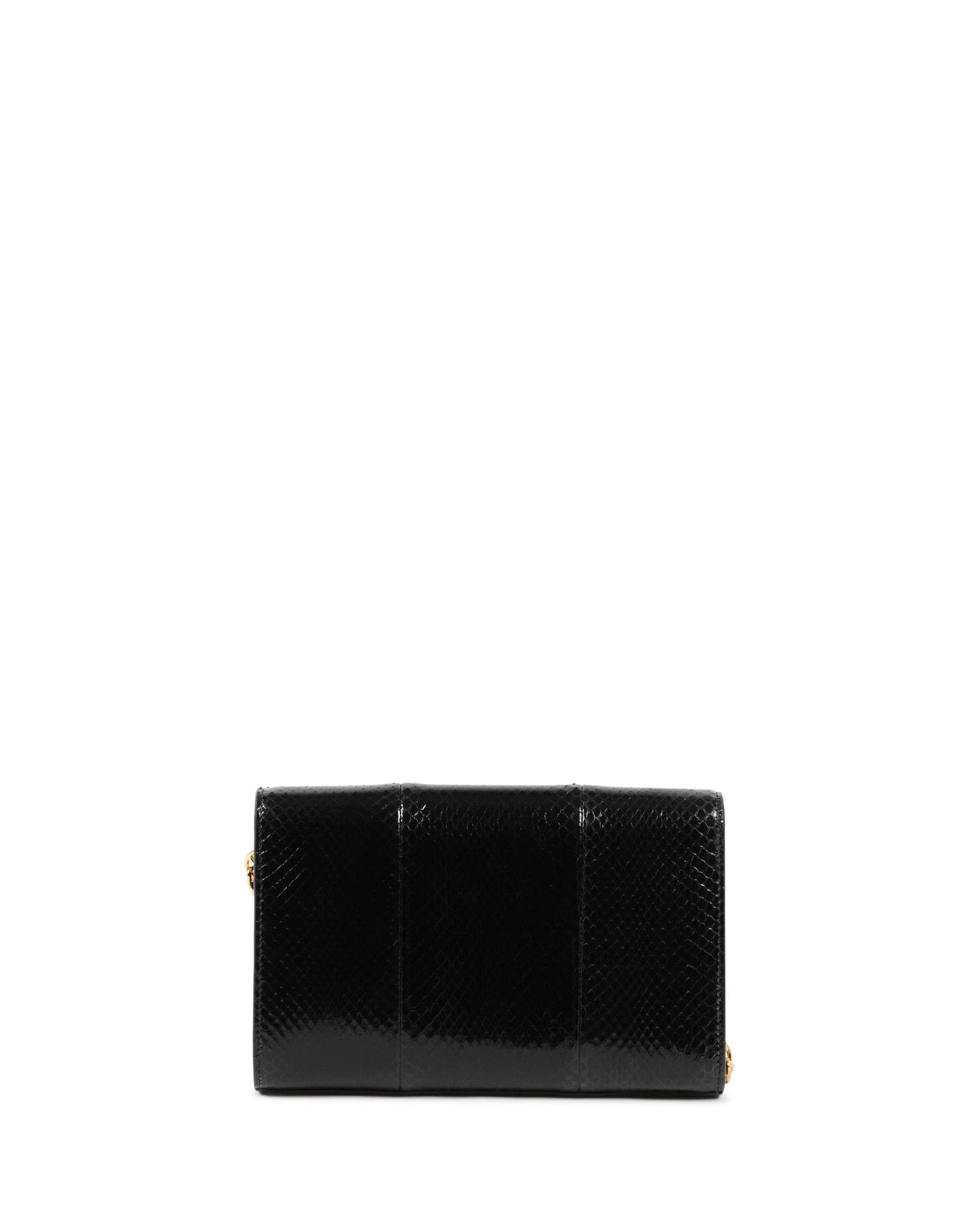 Python Chain Strap Clutch - One Size