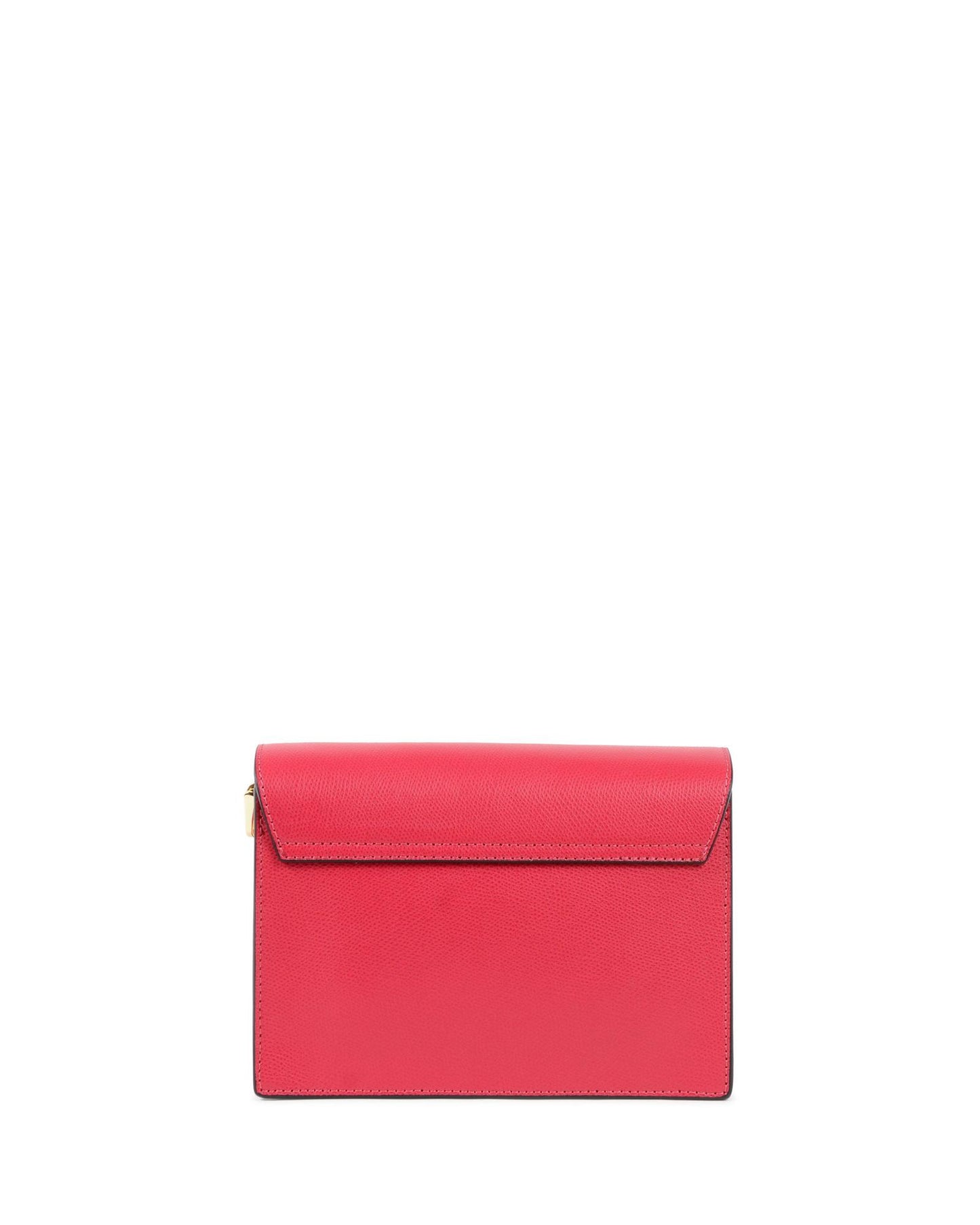 Softly Structured Leather Shoulder Bag - One Size