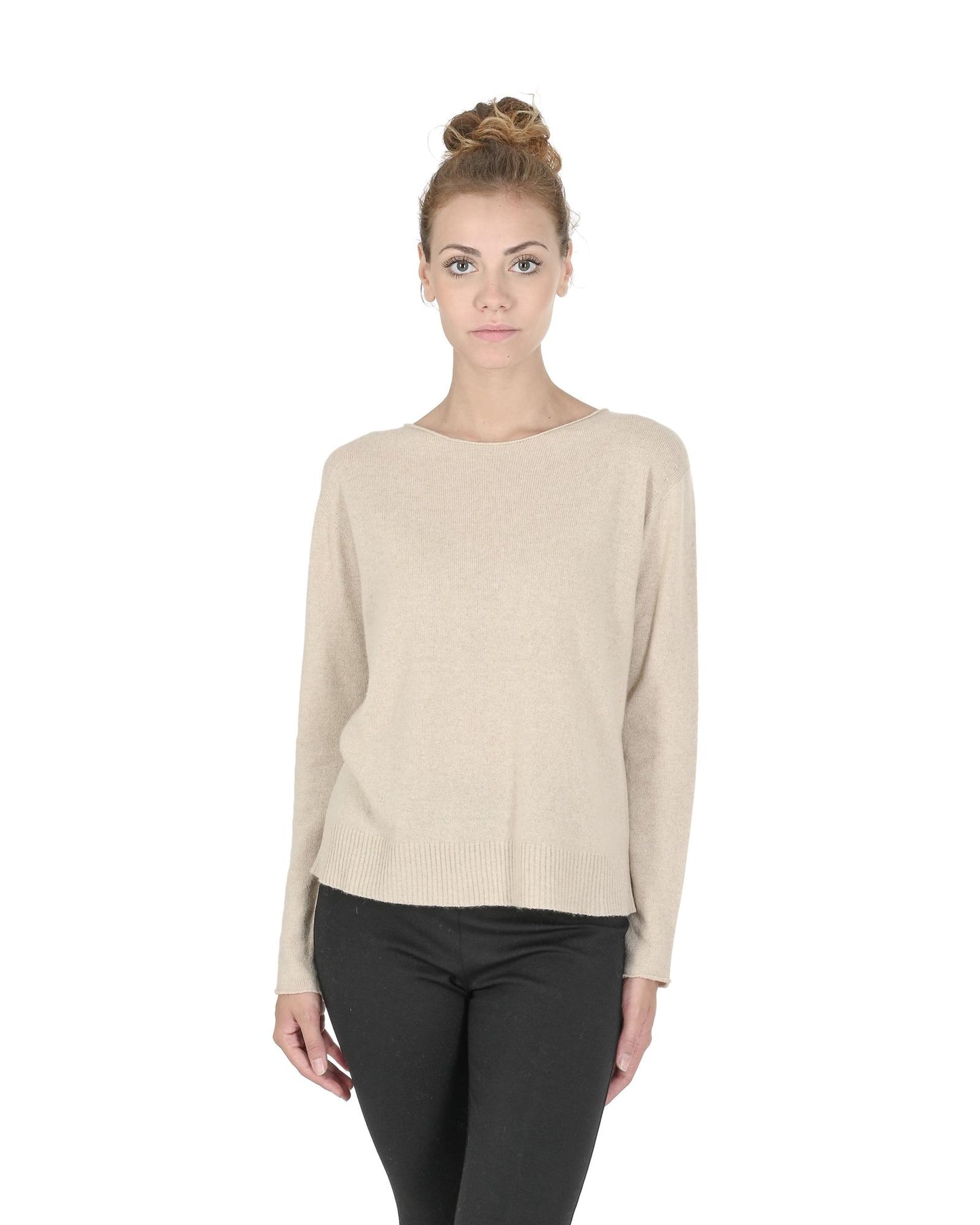 Cashmere Boatneck Sweater - M