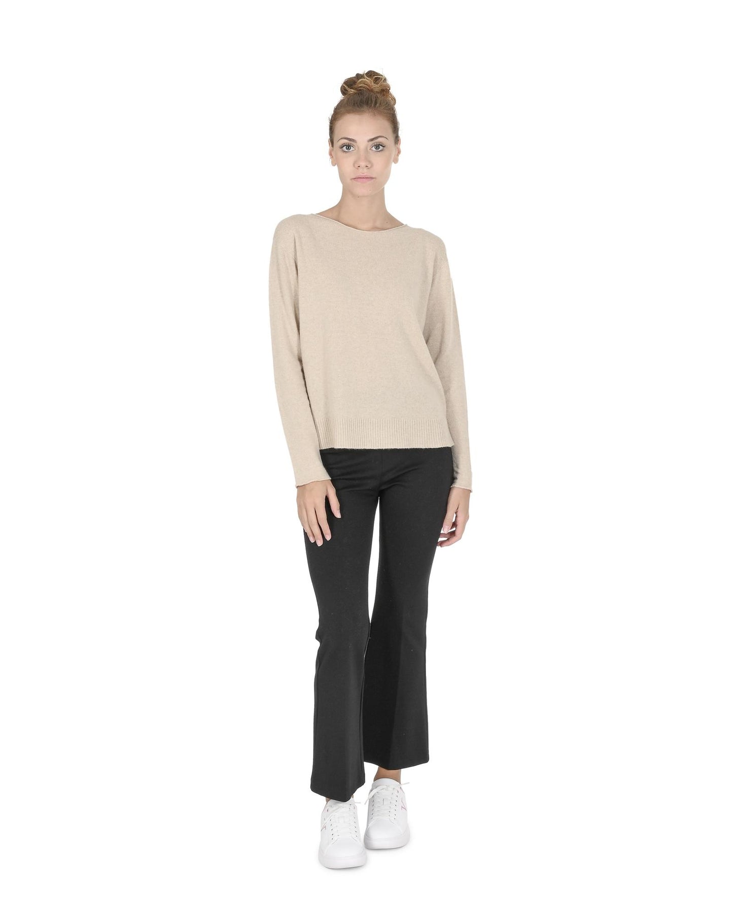 Cashmere Boatneck Sweater - M