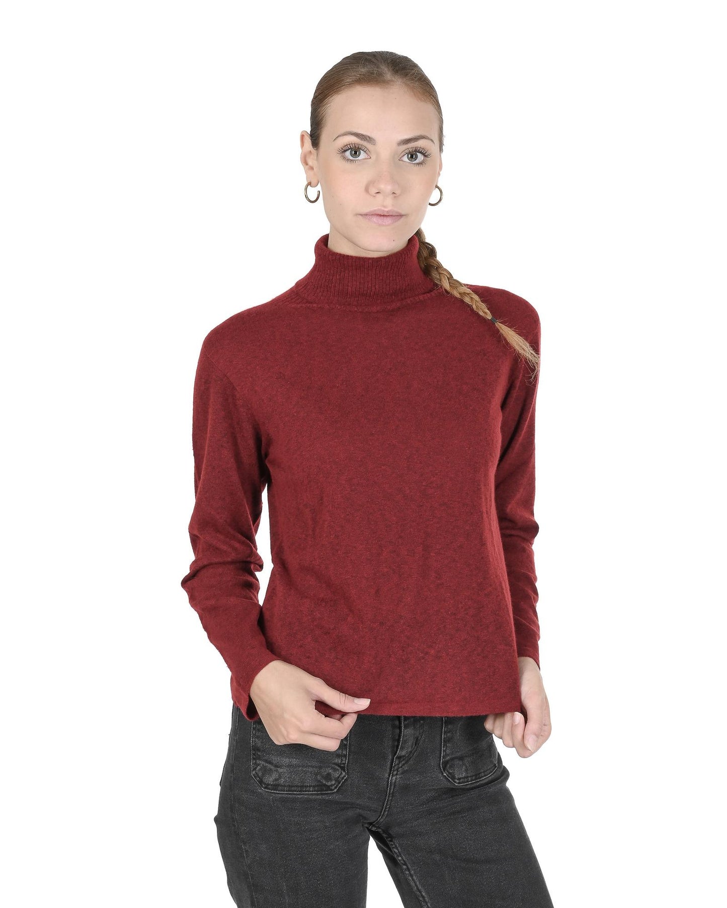 Cashmere Turtleneck Sweater Made in Italy - S