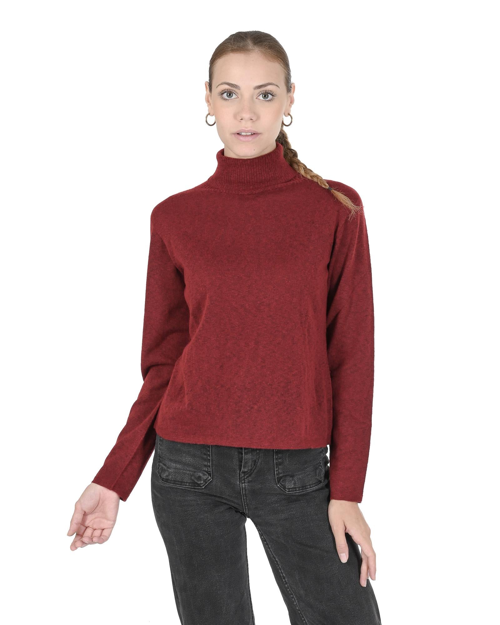 Cashmere Turtleneck Sweater Made in Italy - L