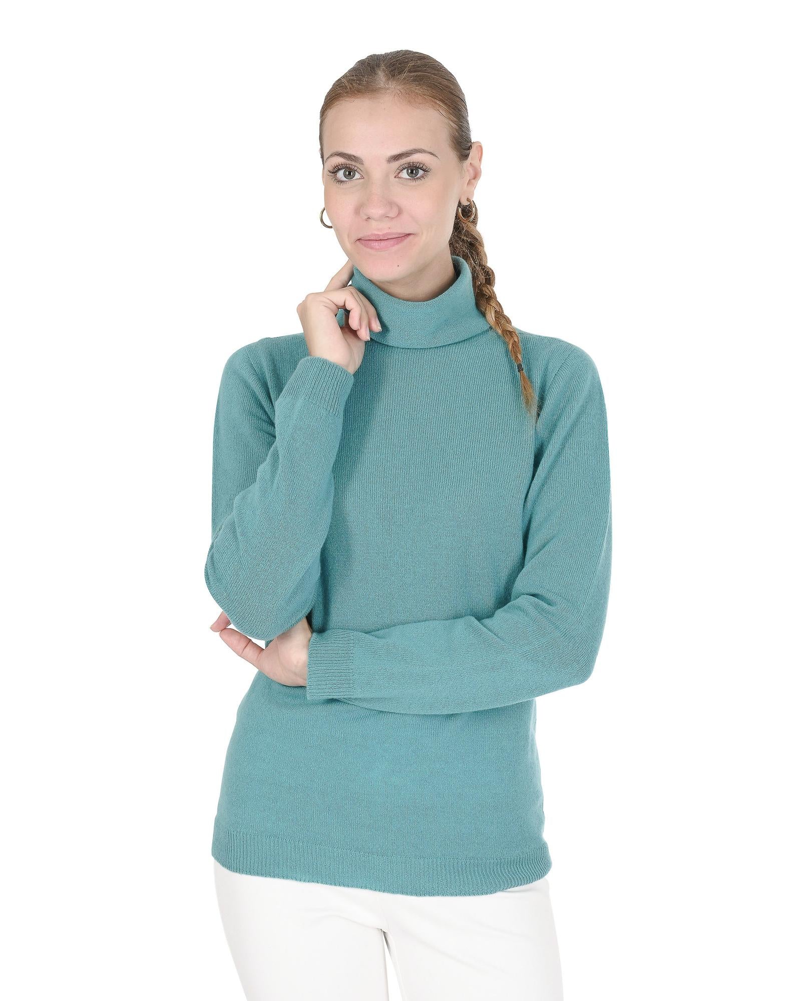 Premium Cashmere Turtleneck Sweater - S