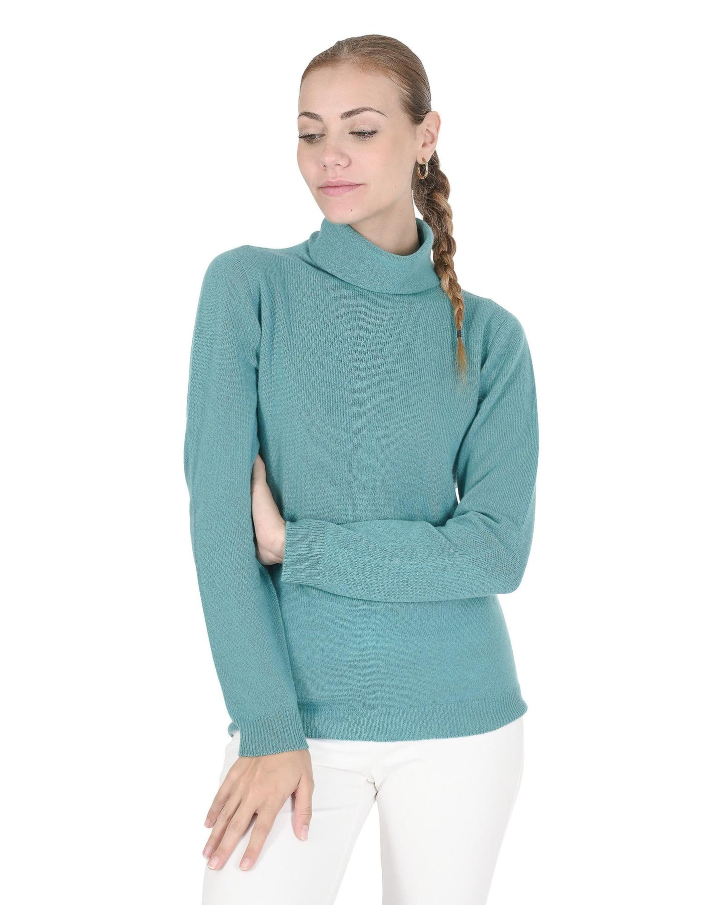 Premium Cashmere Turtleneck Sweater - XL