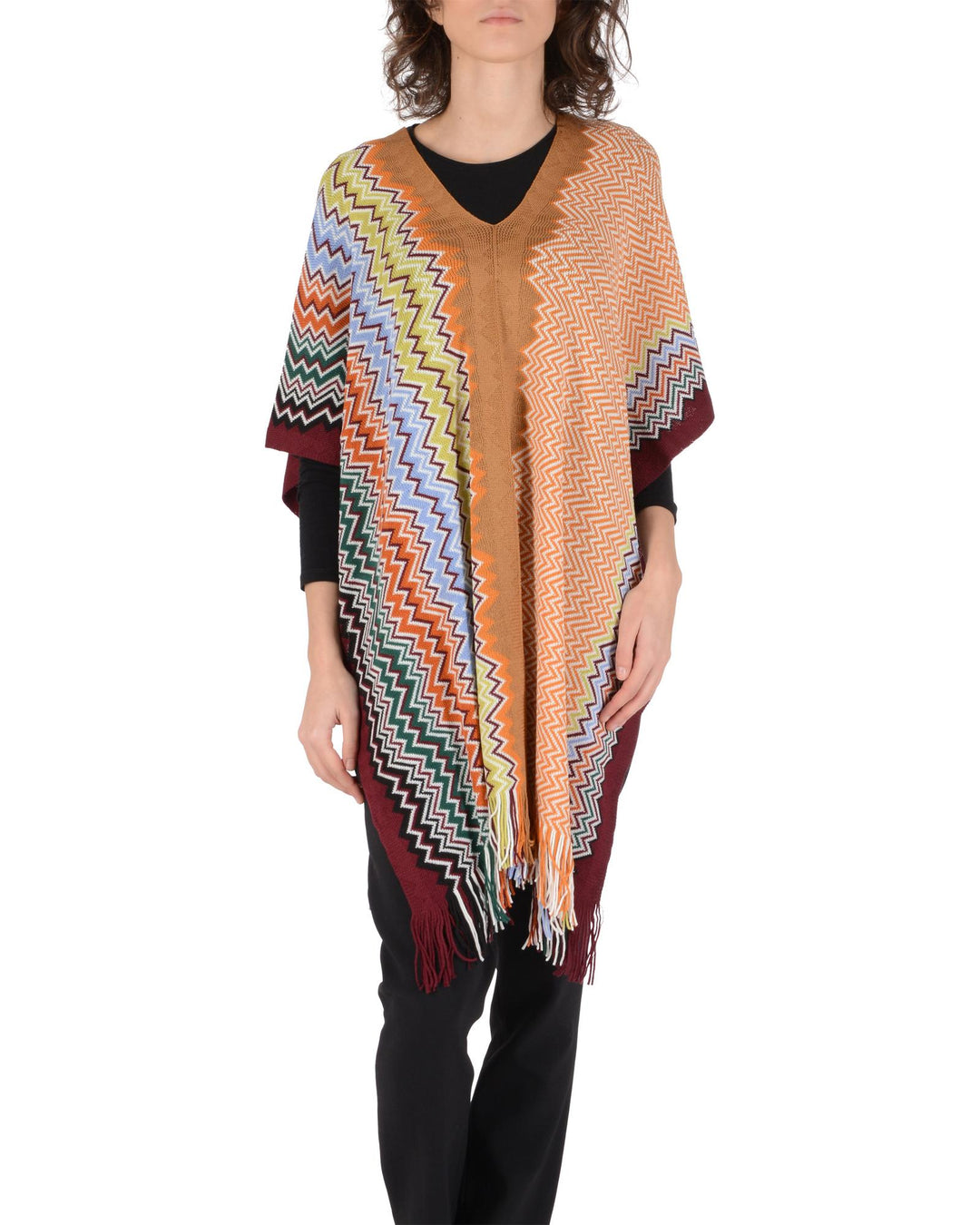 Wool Poncho - One Size