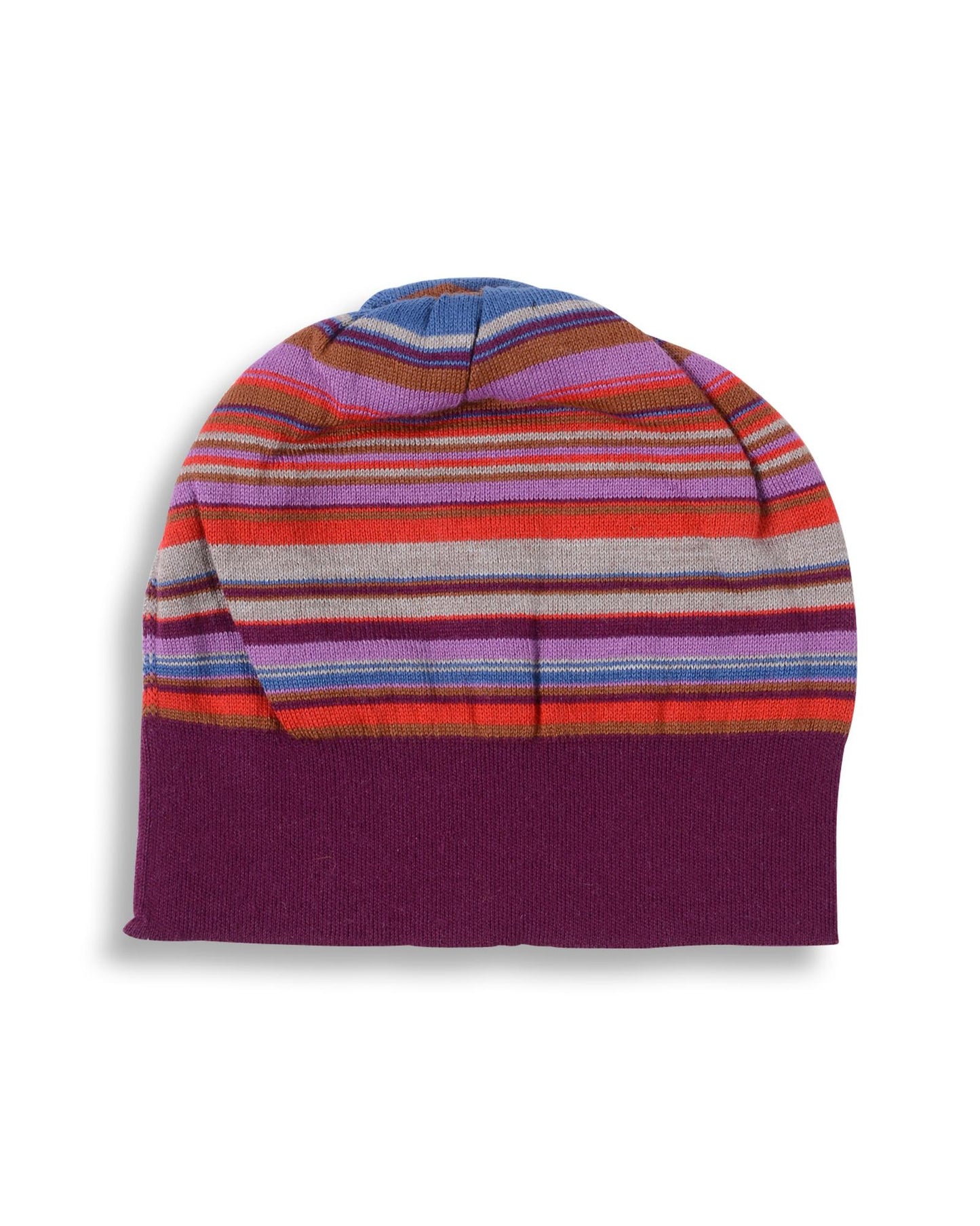 Beanie with Wool and Cotton Blend - One Size