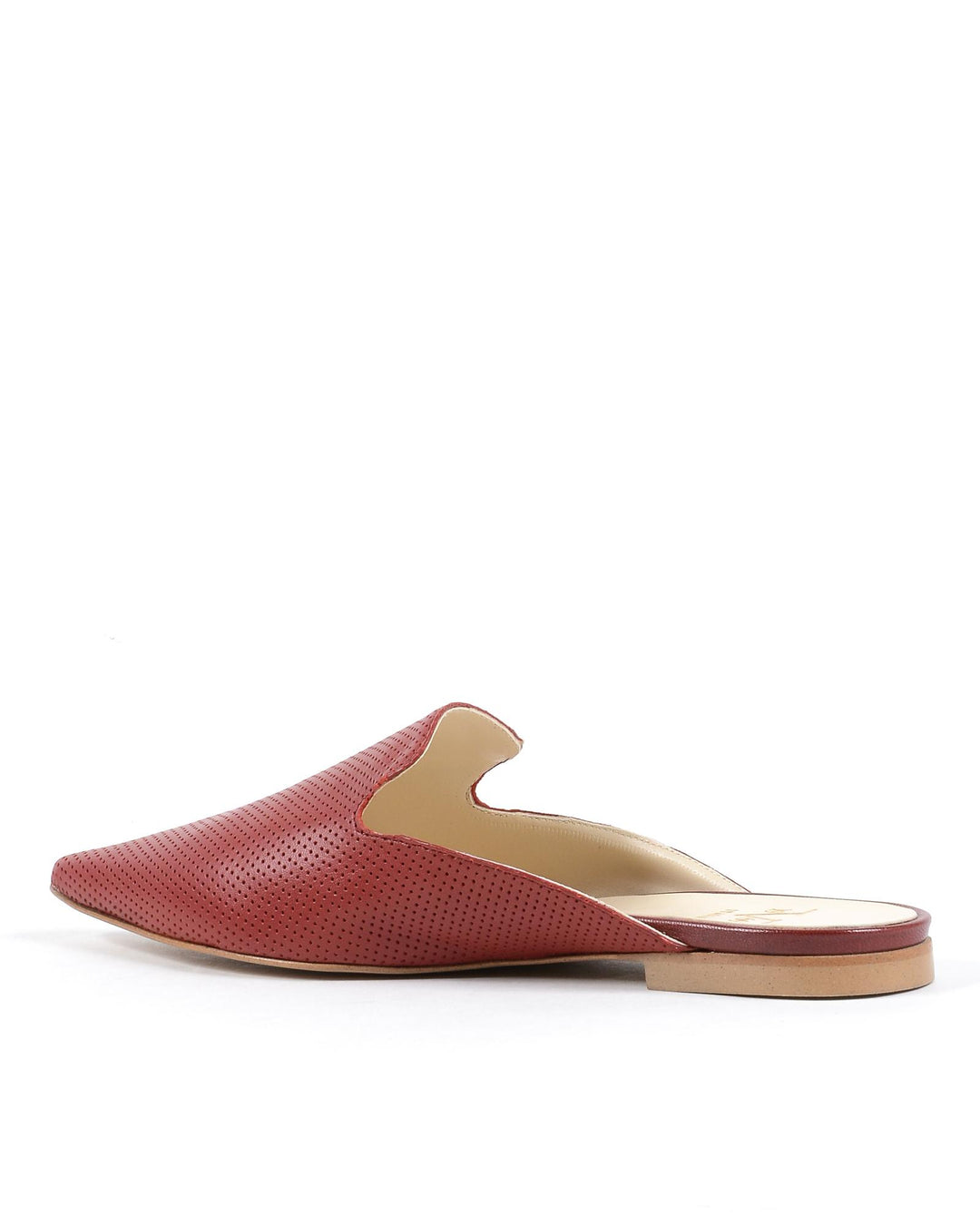 Leather Slide Sandals - 36 EU