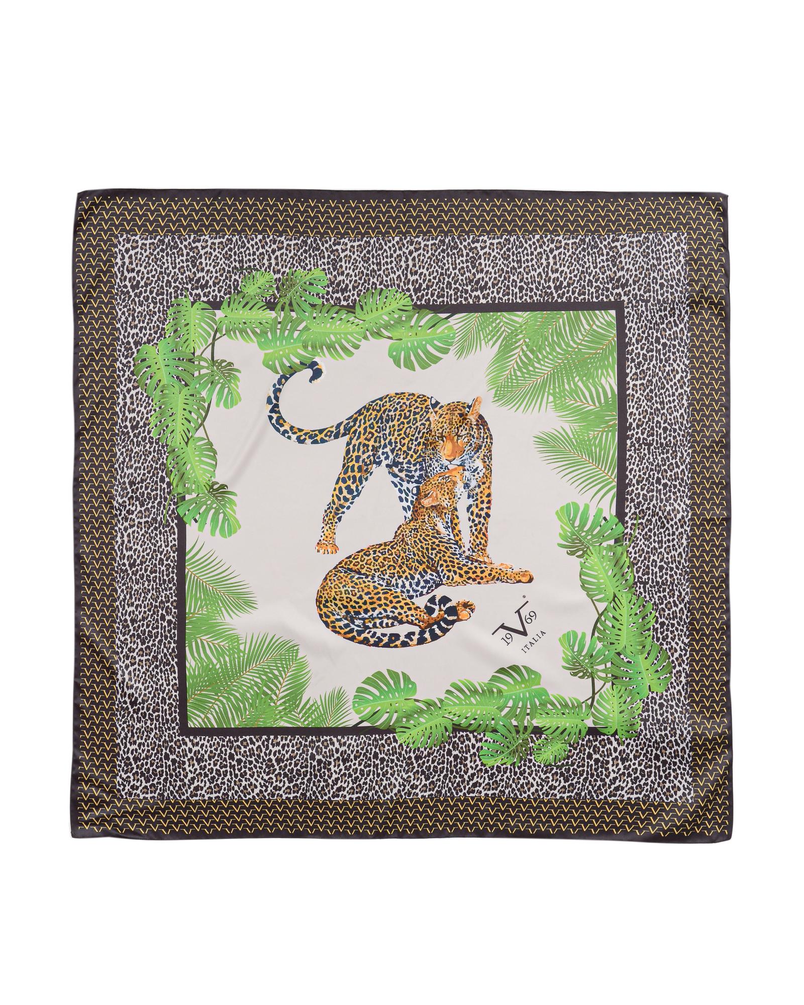 Foulard with Leopard Print - One Size