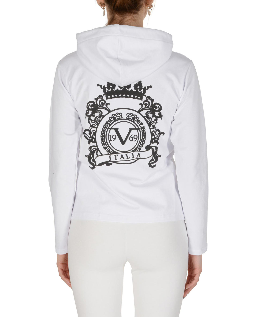 Cotton Blend Hoodie by 19V69 Italia - XL