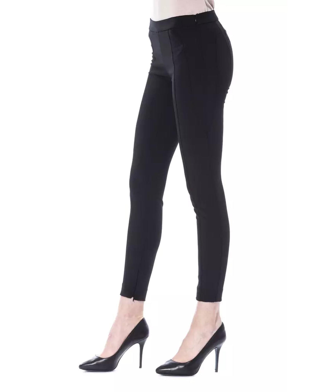 Lateral Closure Skinny Pants with Frontal Application 38 IT Women