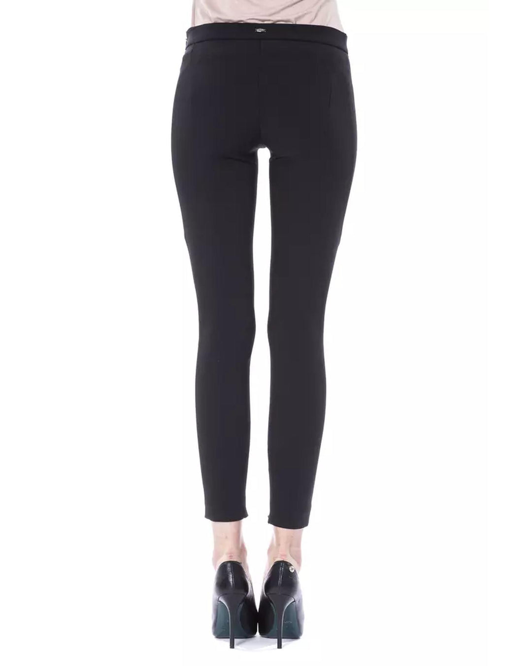 Lateral Closure Skinny Pants with Frontal Application 38 IT Women