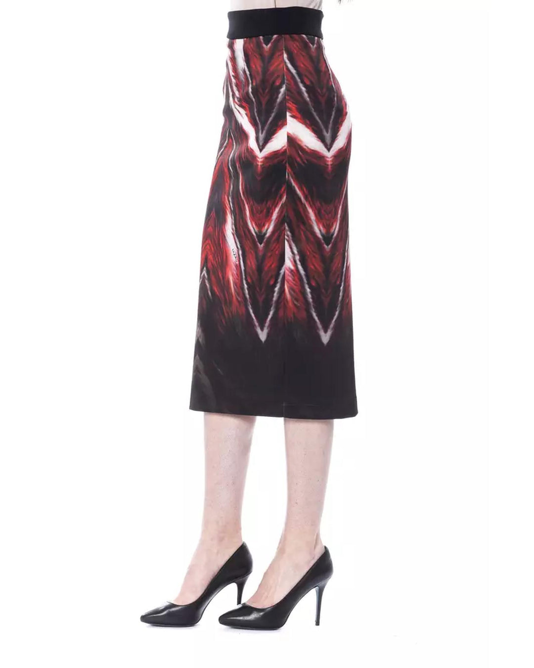 Elegant Black Pencil Skirt W44 US Women