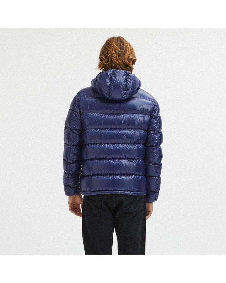 Reversible Hooded Jacket with Zip Closure and Duck Feather Padding S Men