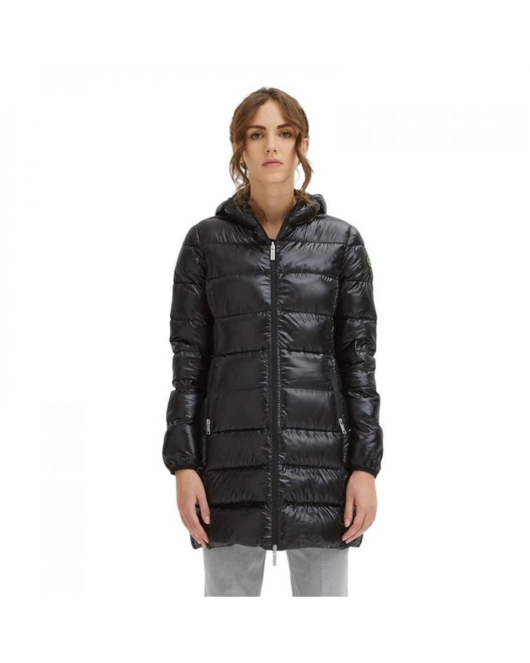 Centogrammi Down Jacket with Japanese Hood and Zip Closure M Women