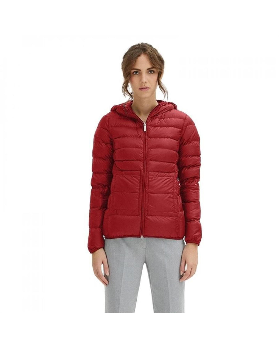 Centogrammi Short Down Jacket with Ultra Light Hood L Women