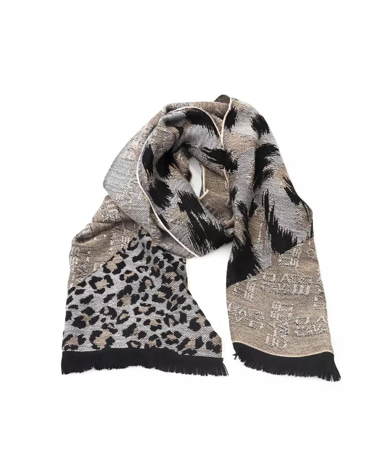 Animalier Fantasy Logo Scarf One Size Men